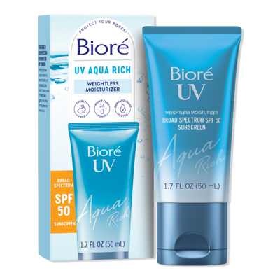Bioré UV Aqua Rich Daily Hydrating Facial Moisturizer SPF 50