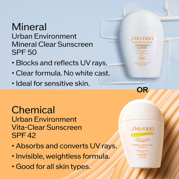 Shiseido Urban Environment Mineral Clear Sunscreen SPF 50 #2