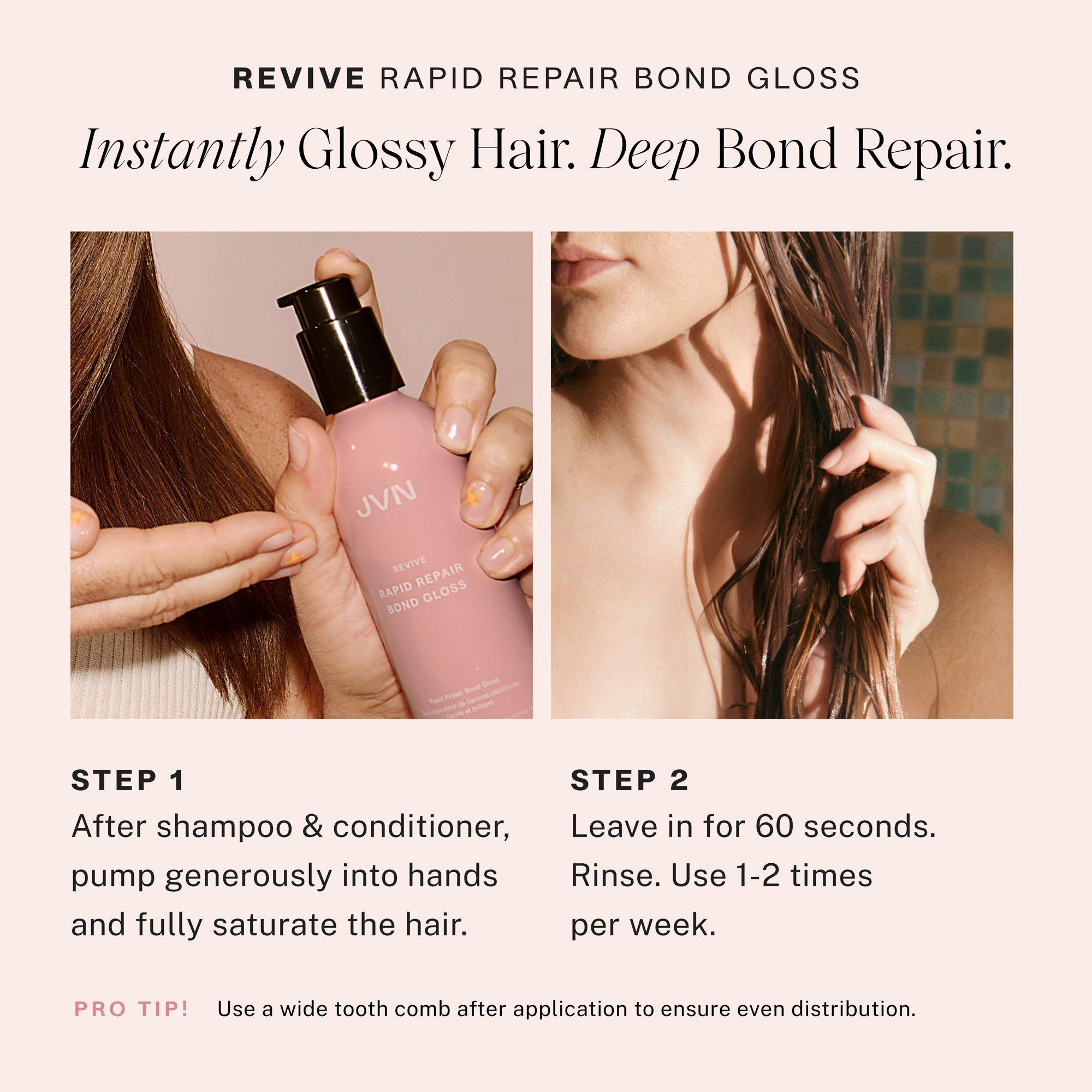 Глосс для быстрого восстановления волос JVN Revive Rapid Repair Bond — фото 4