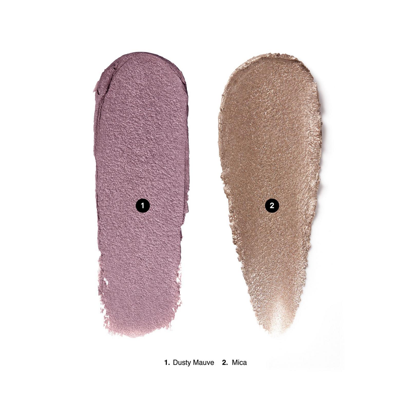 Mini Long-Wear Cream Eyeshadow Stick Duo  - Mica & Dusty Mauve