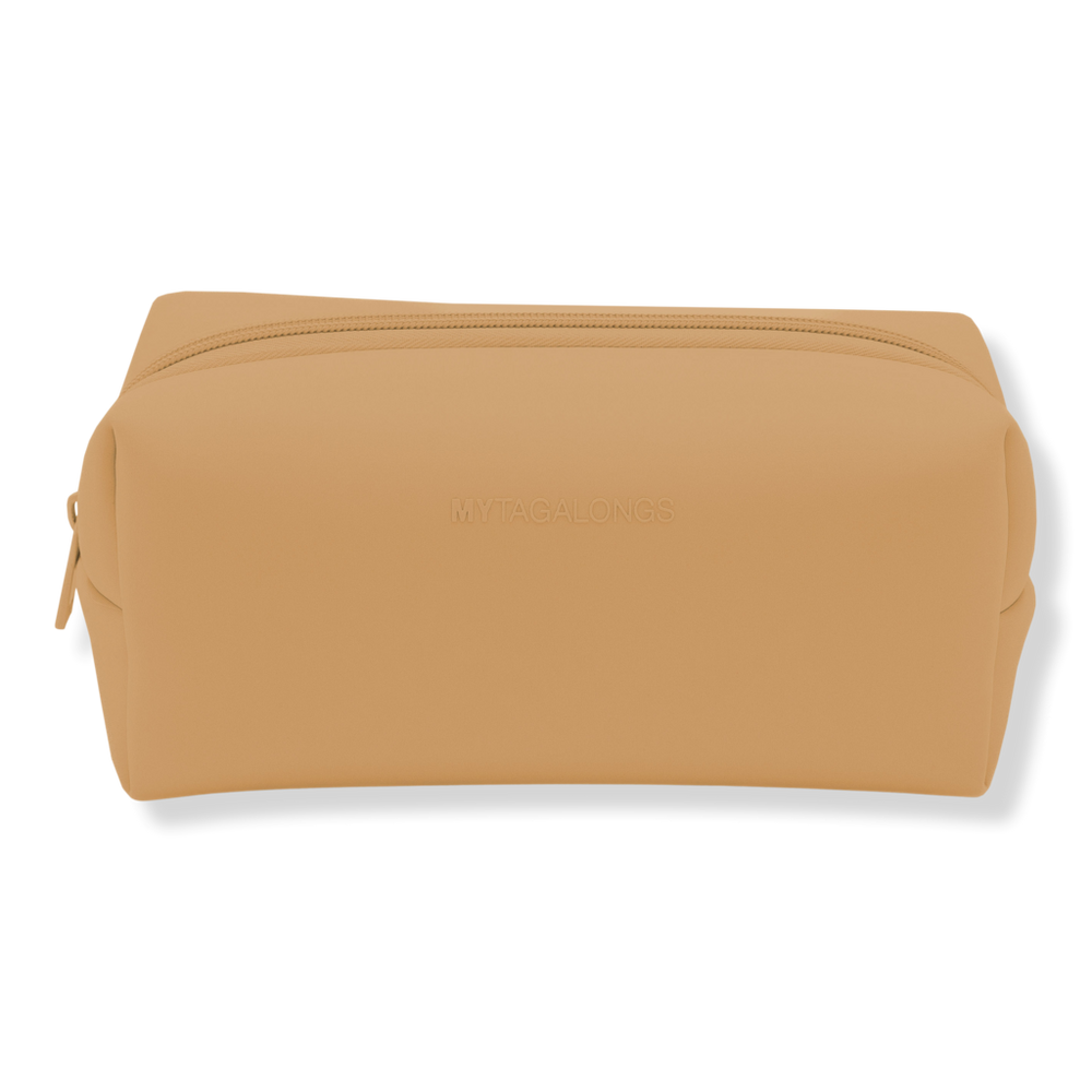 Mytagalongs Cosmetic Case With Brush Pouch - Caramel In Brown