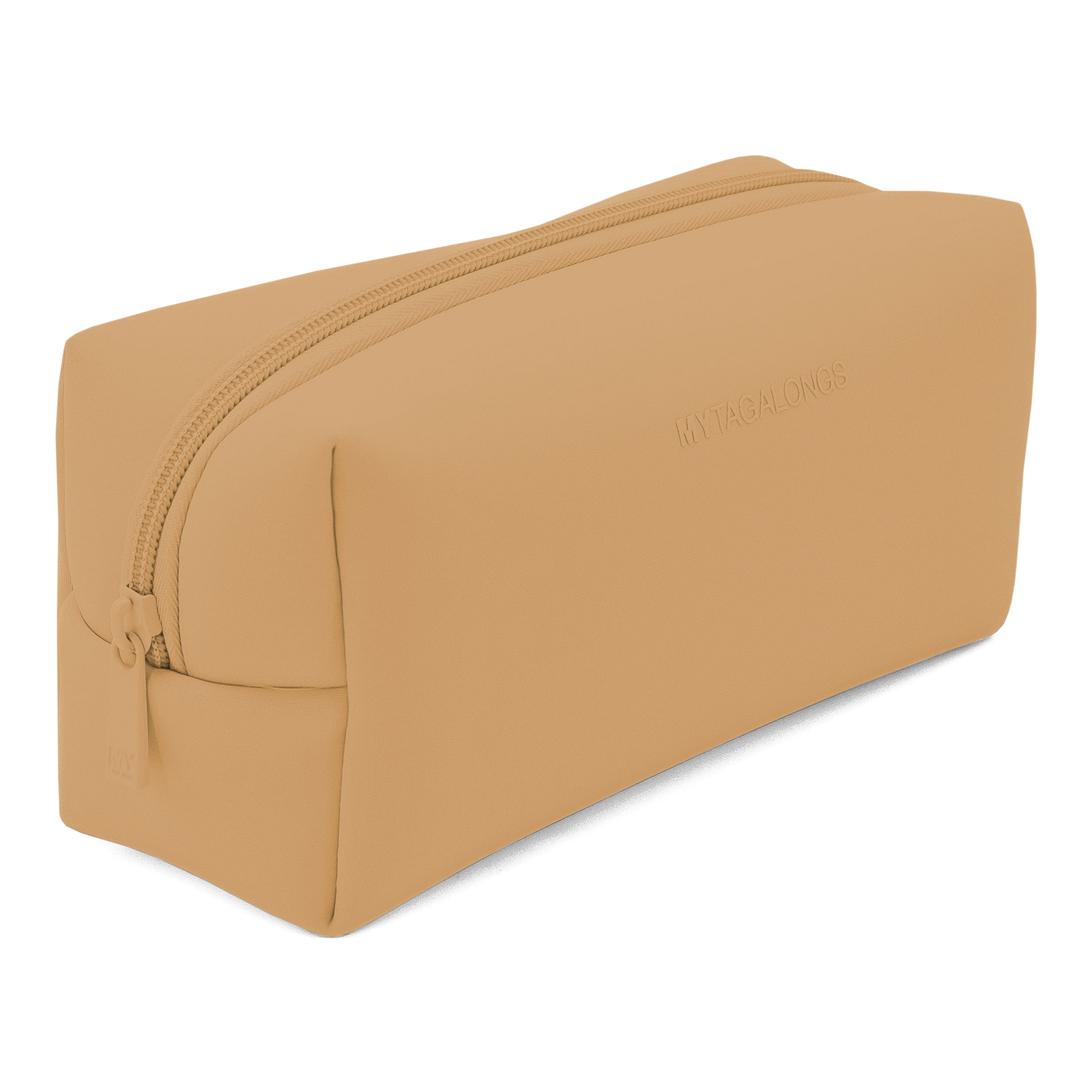 Cosmetic Case with Brush Pouch - Caramel