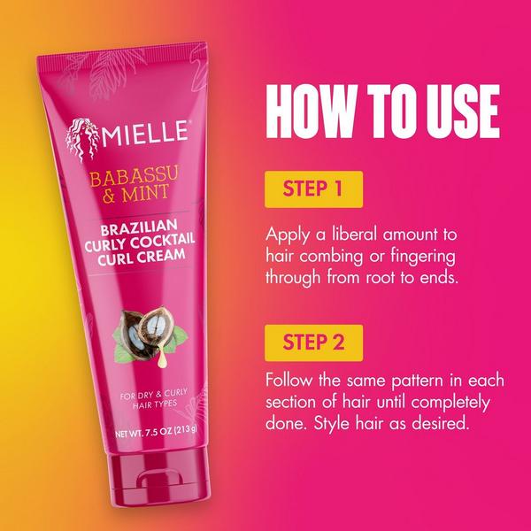 Mielle Babassu & Mint Brazilian Curly Cocktail Cream #4