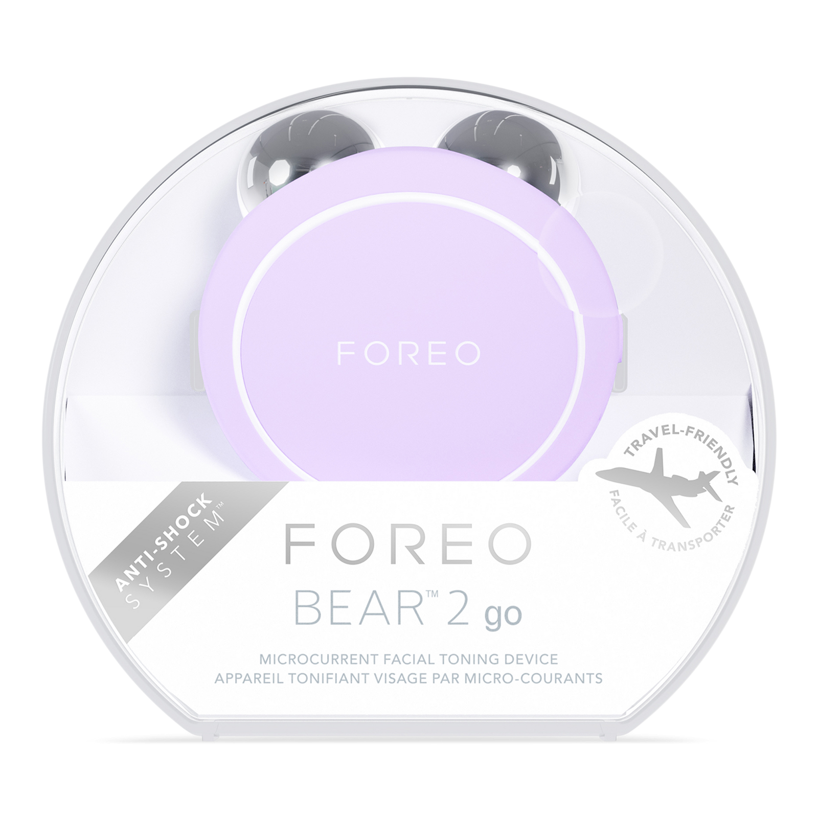 BEAR 2 Go Targeted Microcurrent Facial Toning Device - Lavender