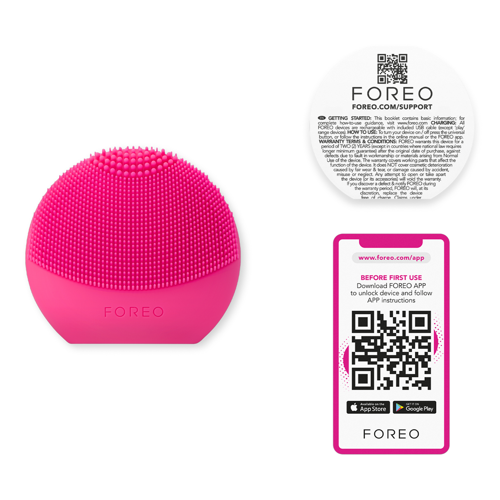 LUNA 4 Play Smart Facial Cleansing Massager - Cherry Up!