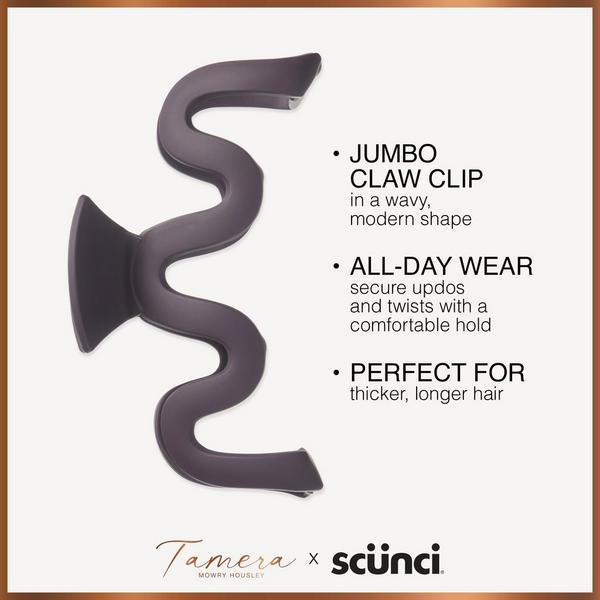Scünci Tamera Jumbo Wavy Claw Clip #3