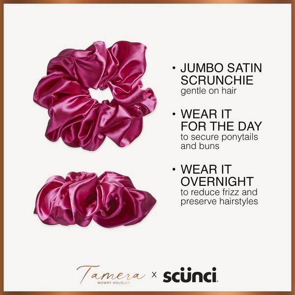 Scünci Tamera Jumbo Satin Scrunchie #3