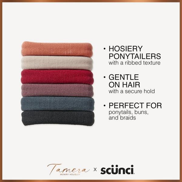 Scünci Tamera Ribbed Ponytailers #3