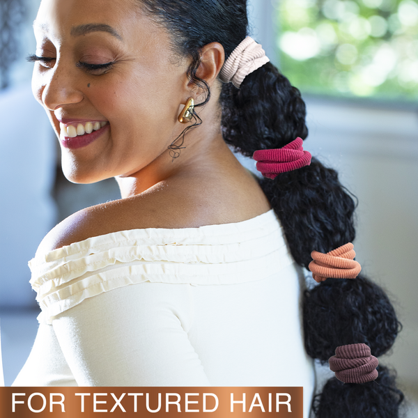 Scünci Tamera Ribbed Ponytailers #4