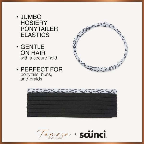 Scünci Tamera Thick Hair Hosiery Ponytailers #3