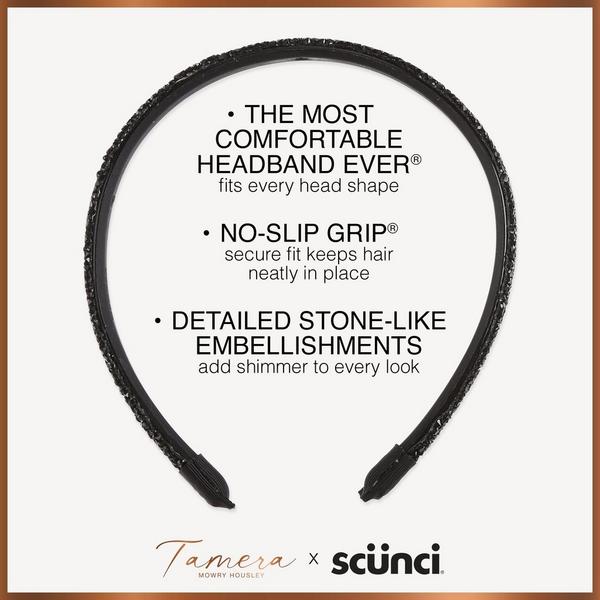 Scünci Tamera Headband with Stones #3