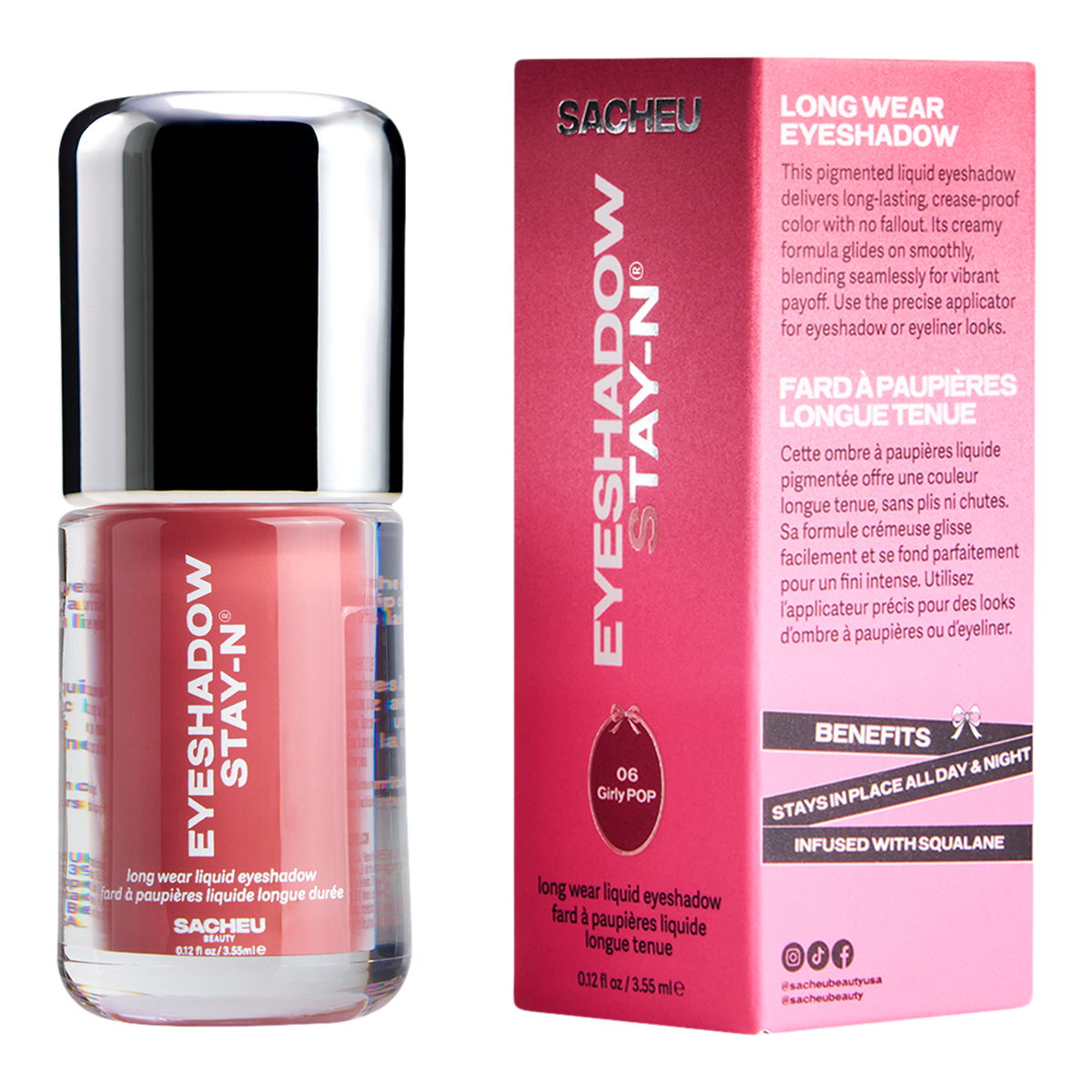 Long Wear Liquid Eyeshadow STAY-N - Girly POP