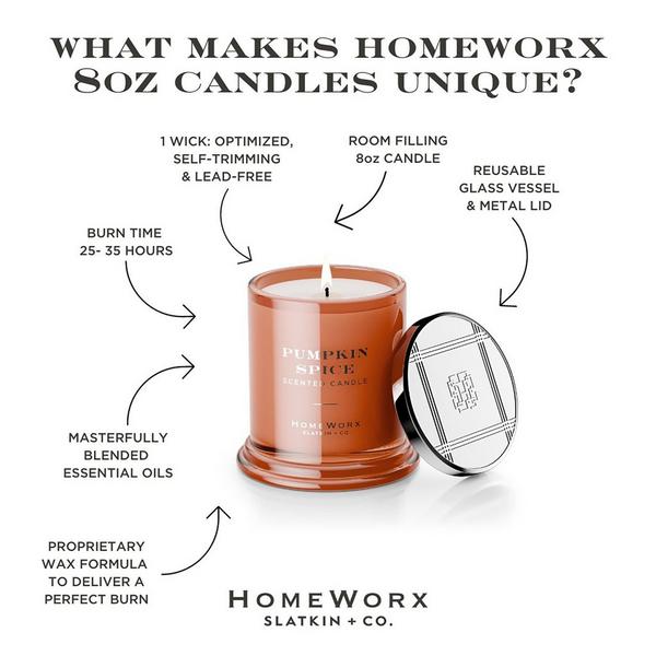 HomeWorx Pumpkin Spice 1-Wick Scented Candle #4