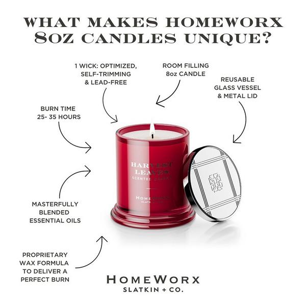 HomeWorx Harvest Leaves 1-Wick Scented Candle #4