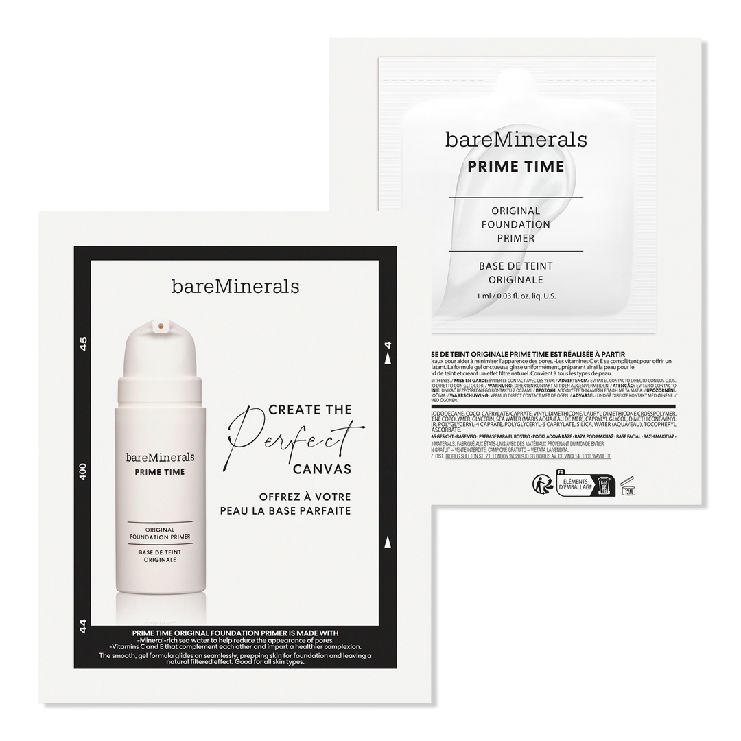bareMinerals Free Prime Time Original Foundation Primer sample with $50 brand purchase #1