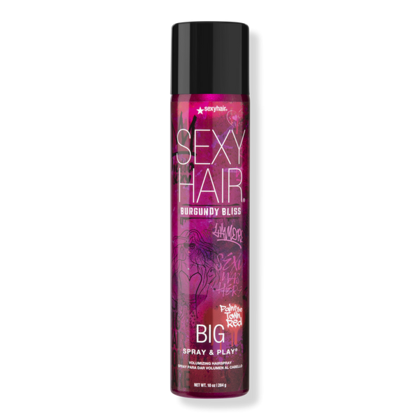 Sexy Hair Special Edition Spray & Play Burgundy Bliss Volumizing Hairspray #1