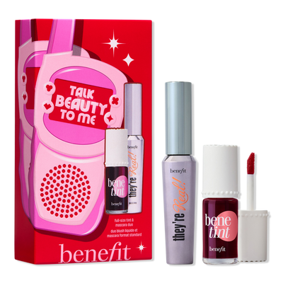 Benefit Cosmetics Talk Beauty to Me 2 Piece Lip & Cheek Tint + Mascara Gift Set