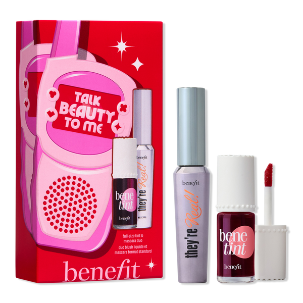 Benefit Cosmetics Talk Beauty to Me 2 Piece Lip & Cheek Tint + Mascara Gift Set #1