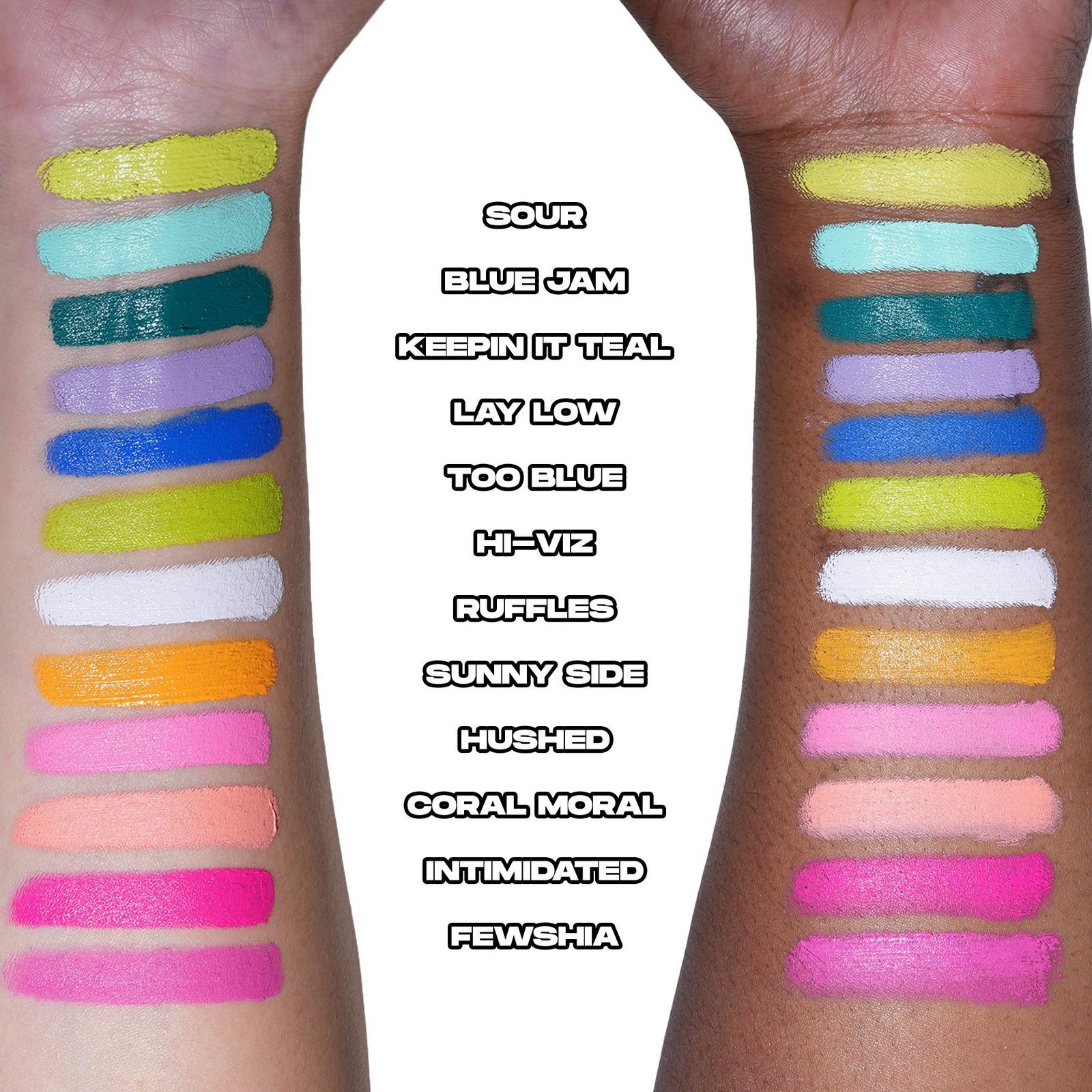 Colour Case Cosmetic Paint Palette - The Electrics