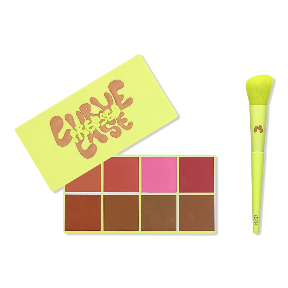 Made By Mitchell Curve Case Press'd Powder Blush & Bronzer Palette - Medium