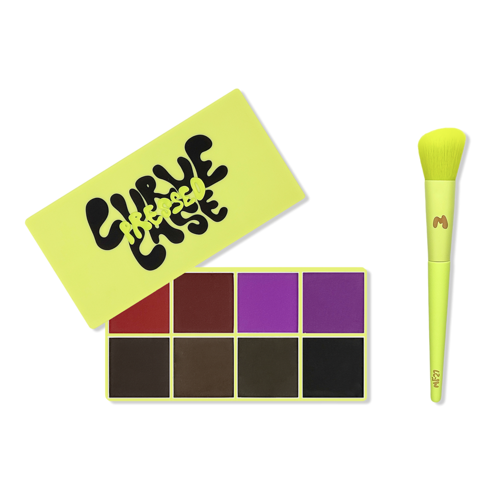 Made By Mitchell Curve Case Press'd Powder Blush & Bronzer Palette - Deeper