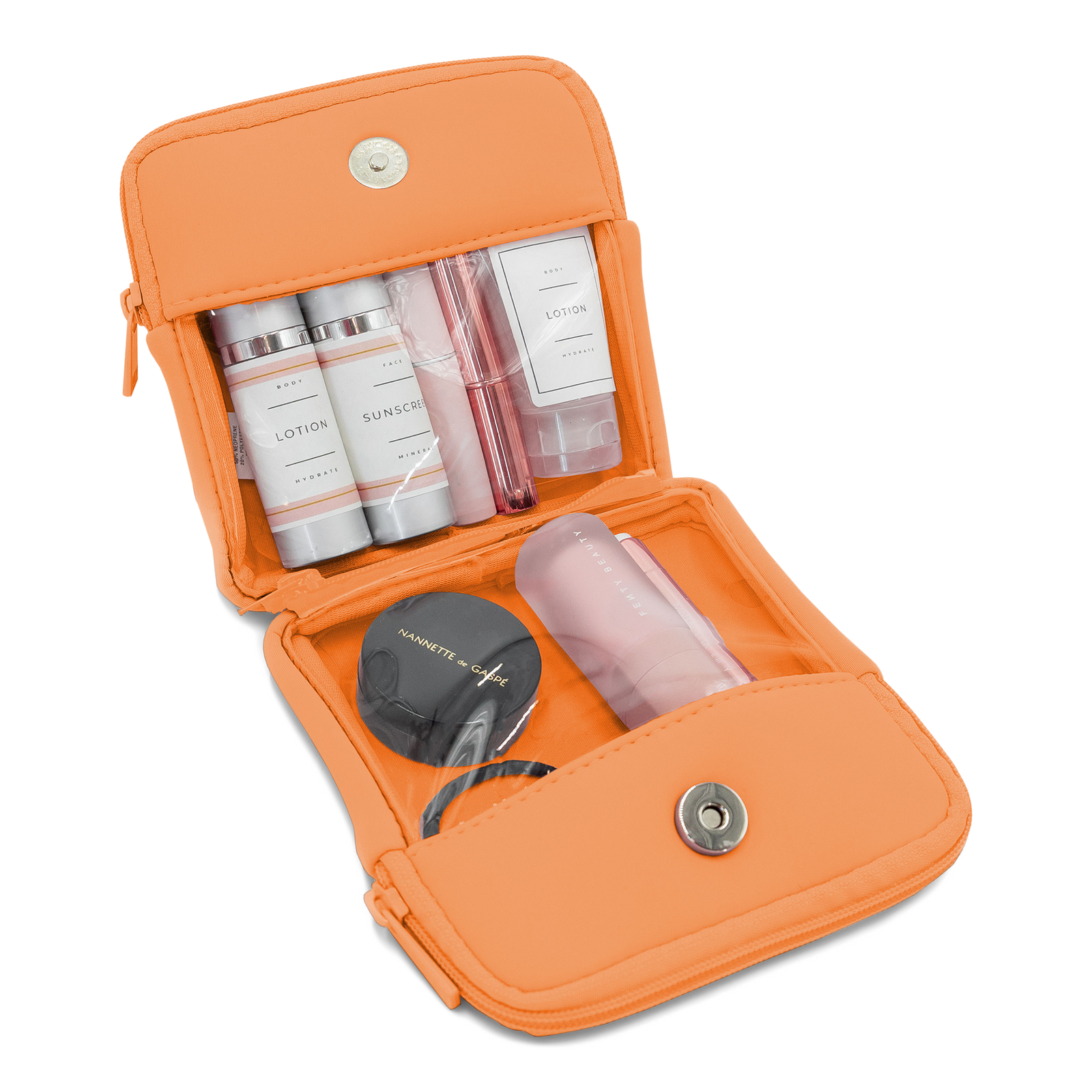 Double Detachable Pouch - Apricot