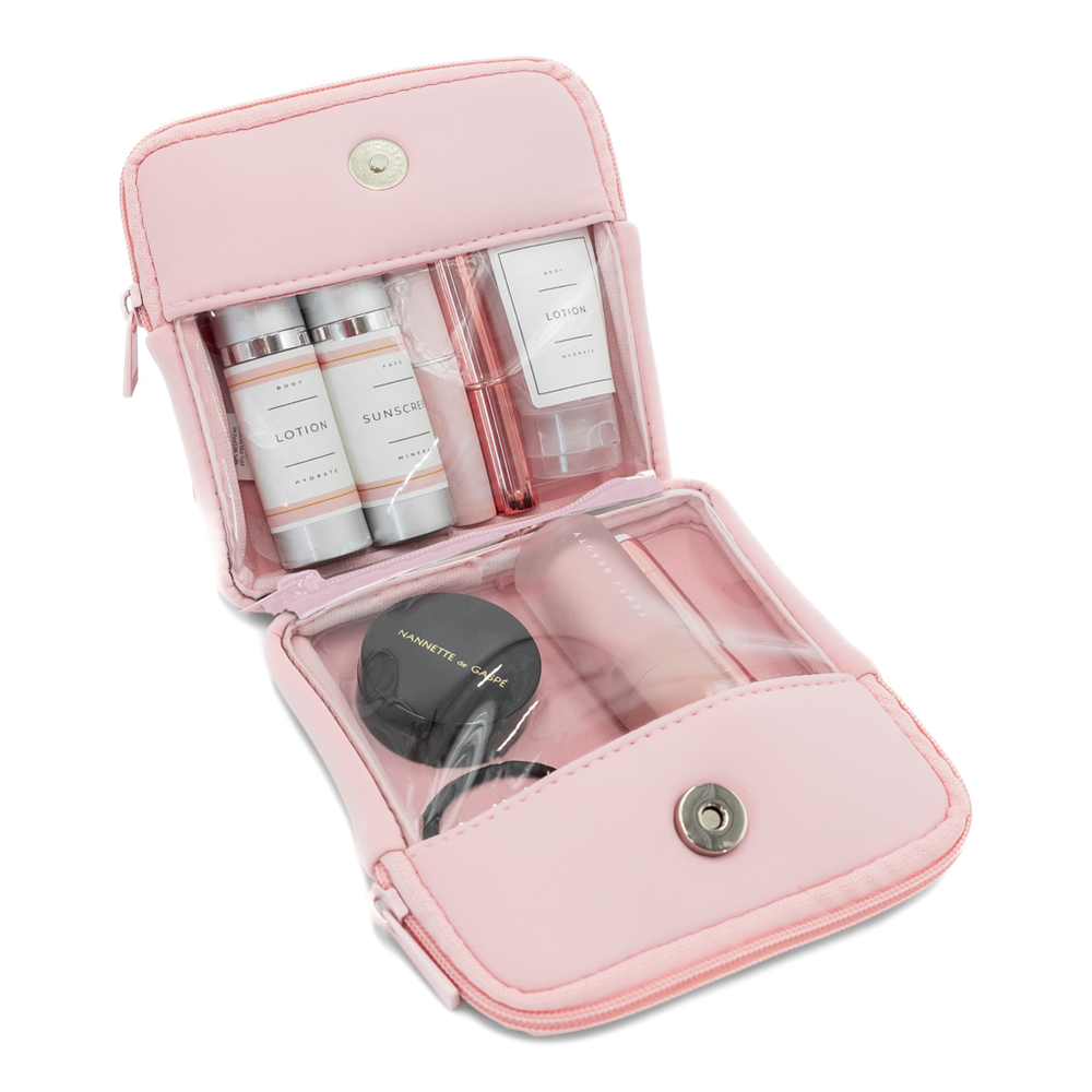 Double Detachable Pouch - Soft Pink