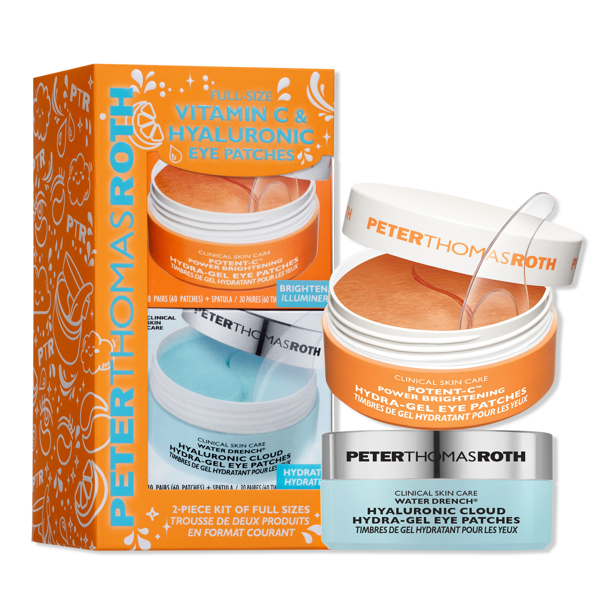 Peter Thomas Roth Full-Size Vitamin C & Hyaluronic Eye Patches 2-Piece Kit #1