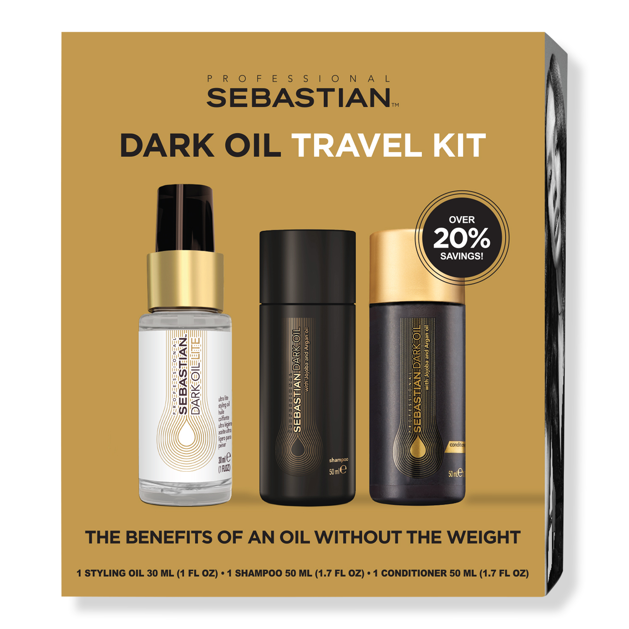 Sebastian Dark Oil Lite Travel Kit #1