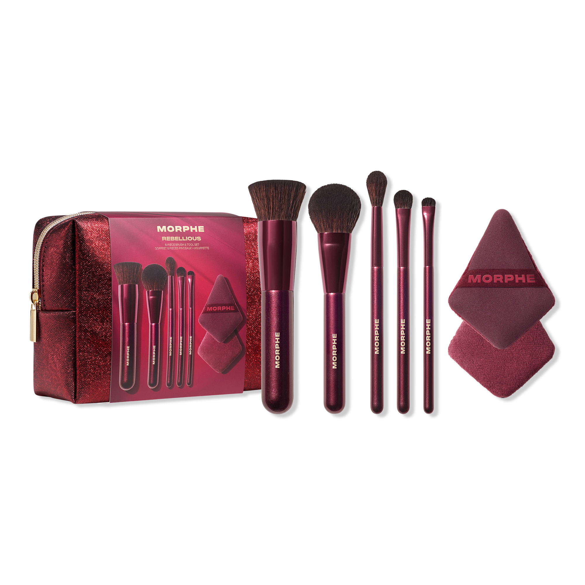 Morphe Rebellious 6-Piece Brush & Tool Set #1
