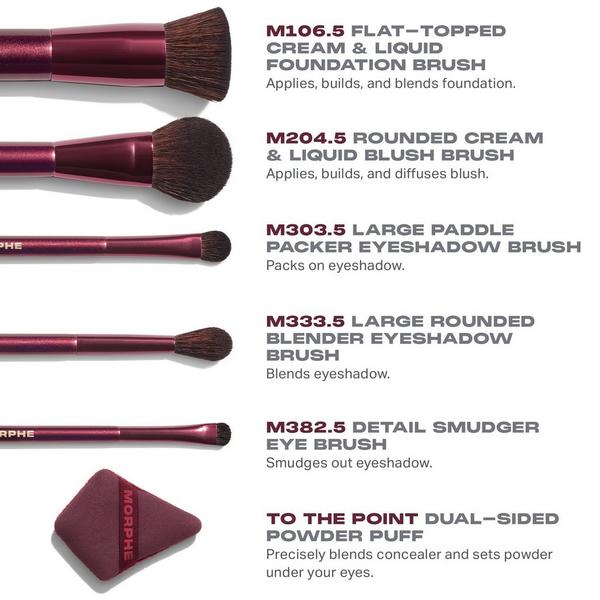 Morphe Rebellious 6-Piece Brush & Tool Set #3