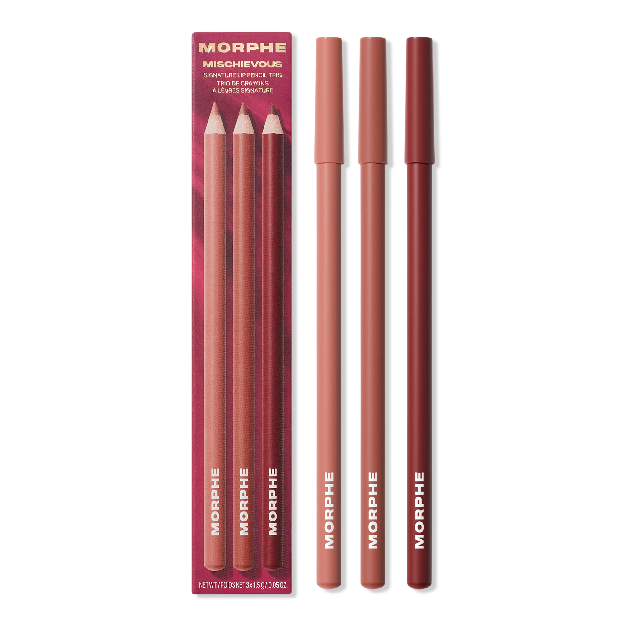 Morphe Mischievous Signature Lip Pencil Trio #1