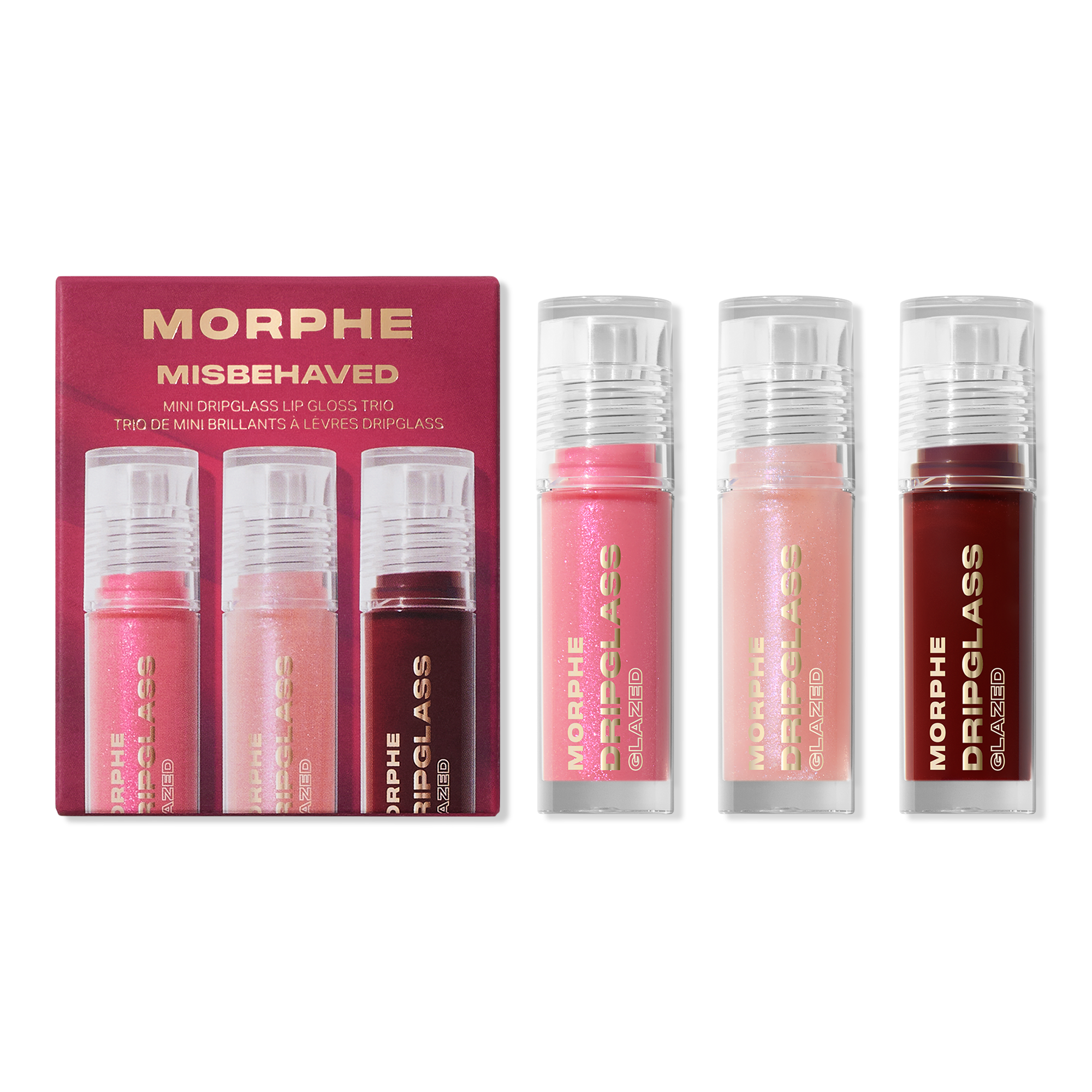 Morphe Misbehaved Mini Dripglass Lip Gloss Trio #1