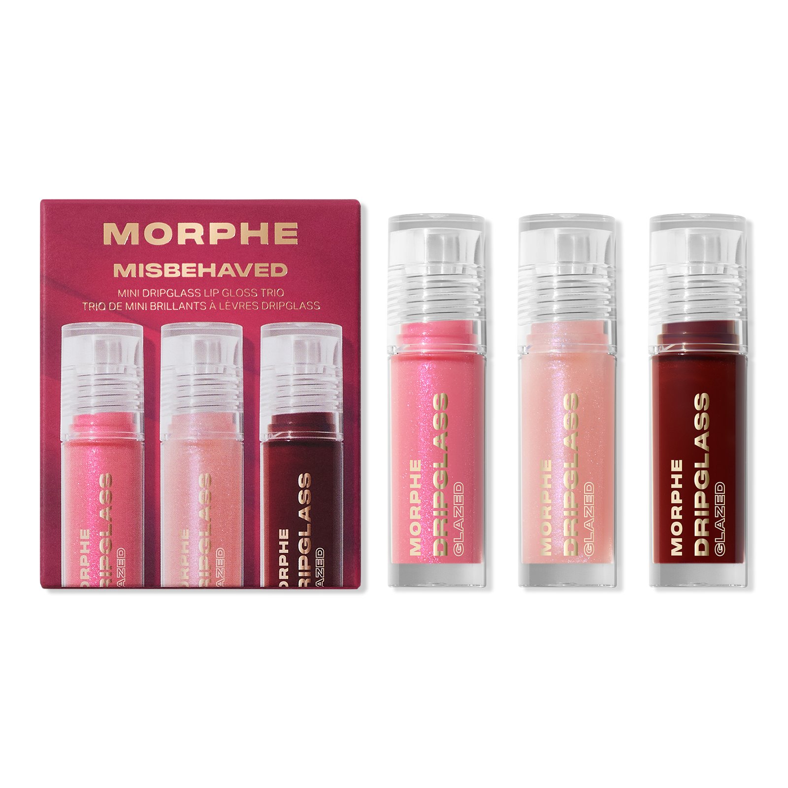 Misbehaved Mini Dripglass Lip Gloss Trio