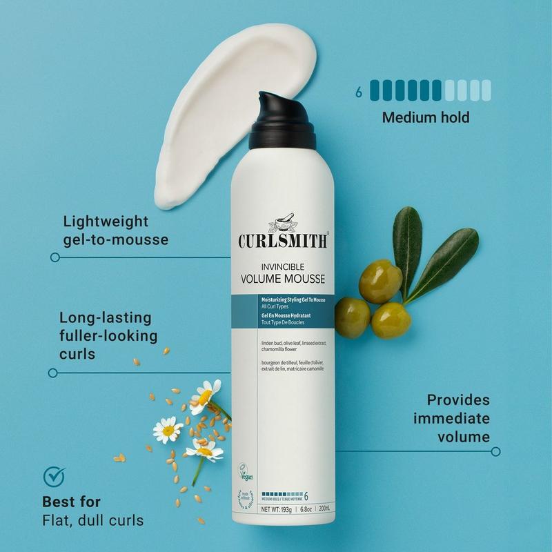 Curlsmith - Invincible Volume Moisturizing Gel to Mousse Styling