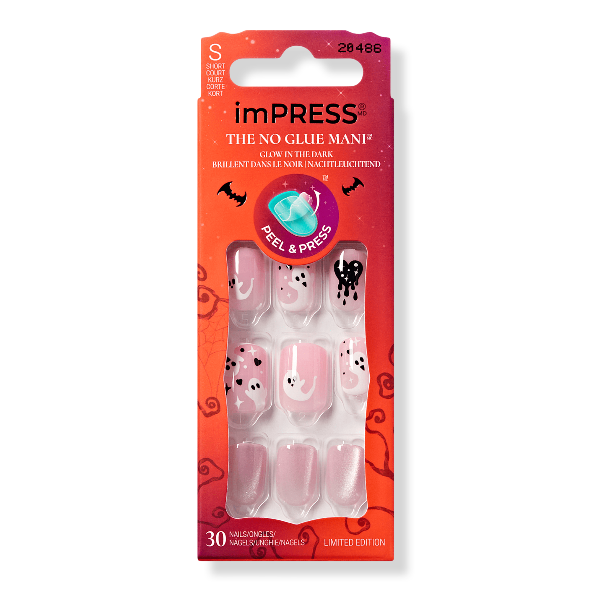 Kiss imPRESS Design Halloween Press On Nails - Cheeky #1