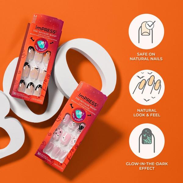 Kiss imPRESS Design Halloween Press On Nails - Cheeky #6