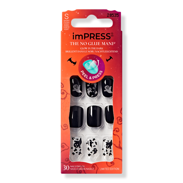 Kiss imPRESS Design Halloween Press On Nails - Coming Near #1