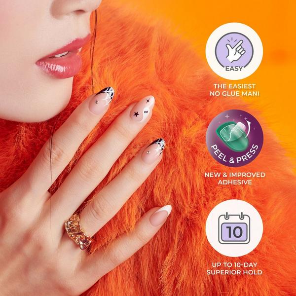 Kiss imPRESS Design Halloween Press On Nails - The Creeps #5