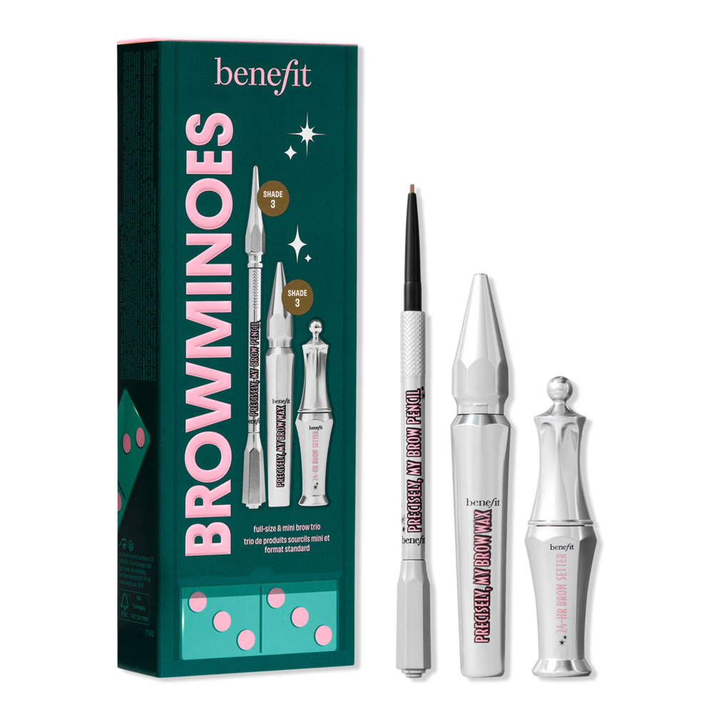 Benefit Cosmetics Browminoes Holiday Gift Trio With Brow Service Voucher - Shade 3