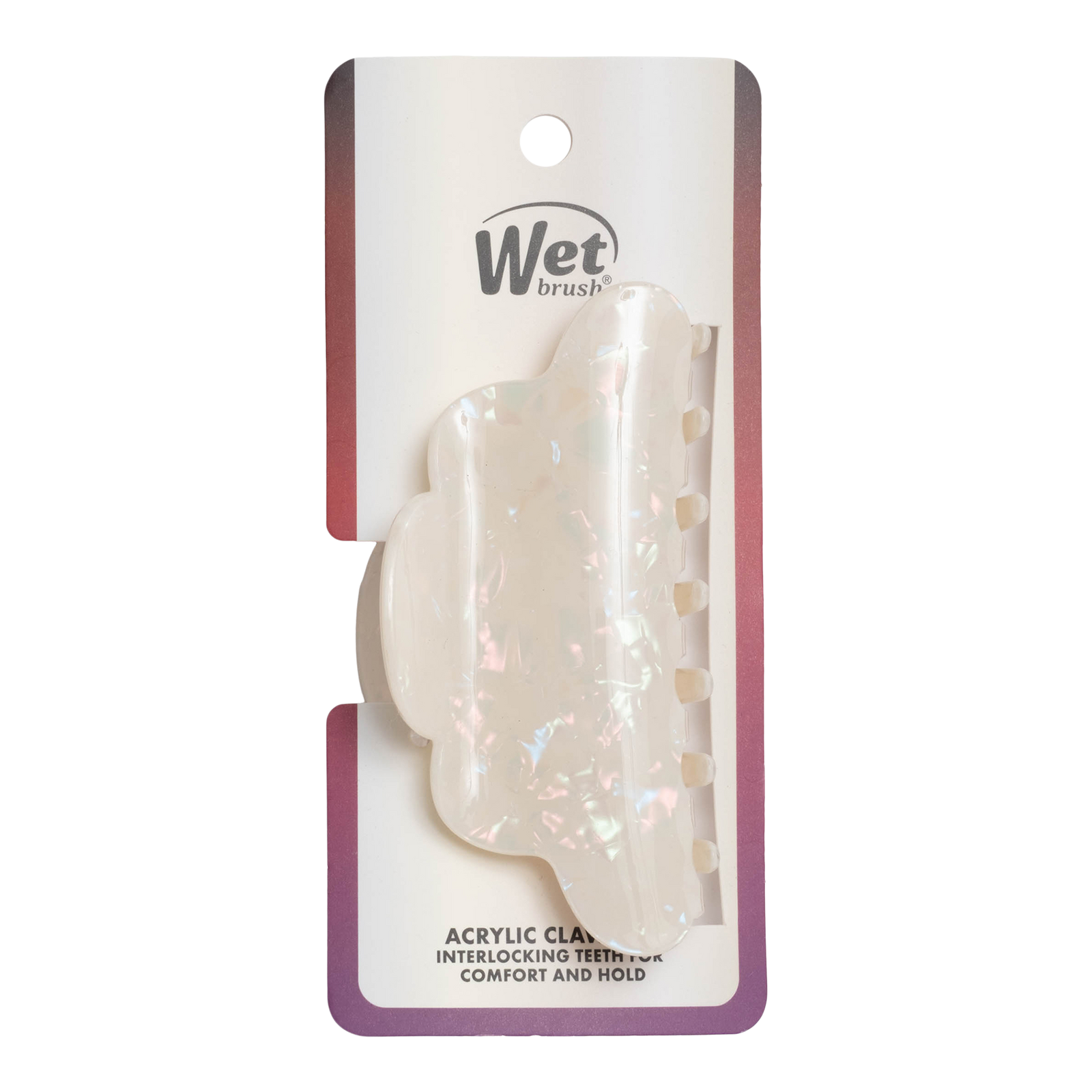Iridescence Icon Claw Clip - Cream