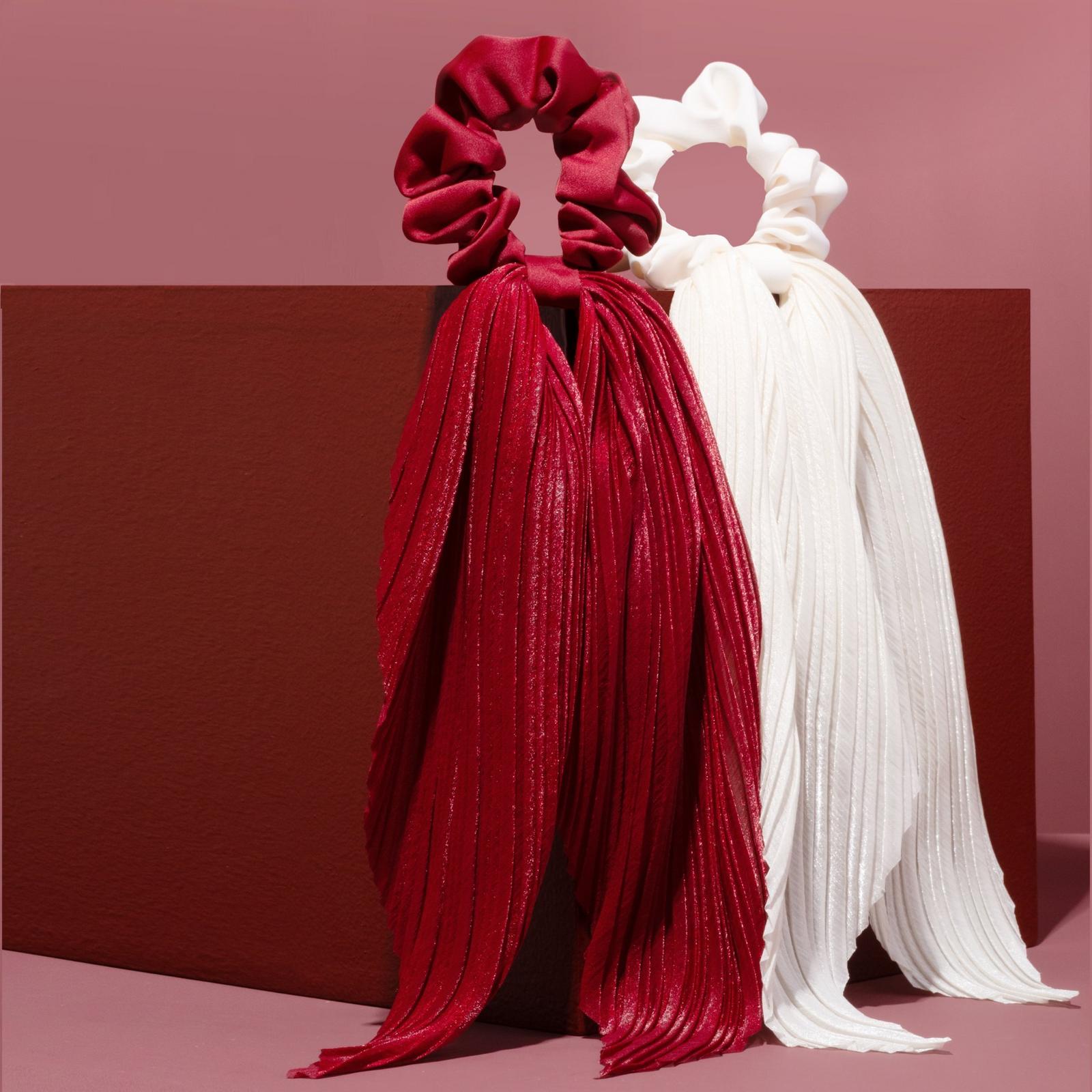 Iridescence Icon Scarf Scrunchie - Cherry