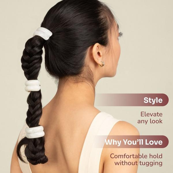 Wet Brush Iridescence Icon Ponytail Cuff #5