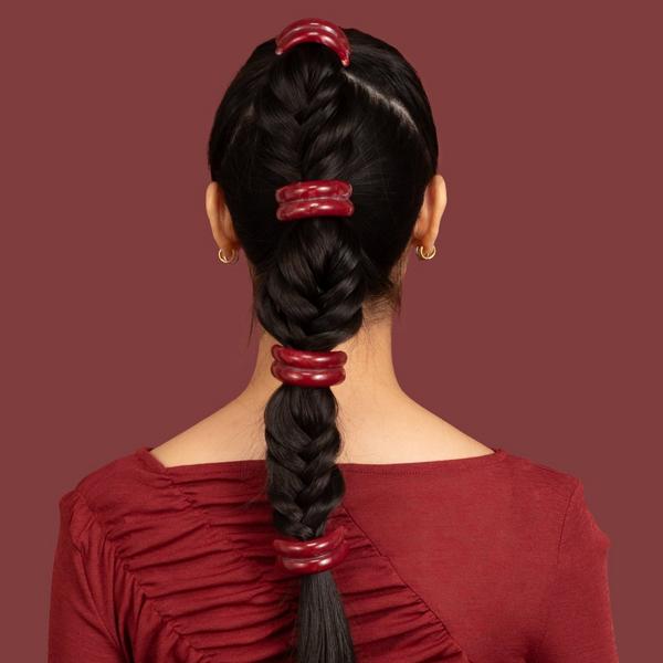 Wet Brush Iridescence Icon Ponytail Cuff #3