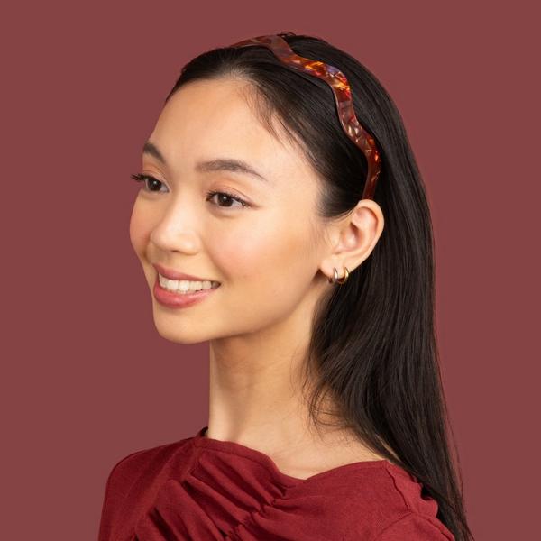 Wet Brush Iridescence Icon Acrylic Headband #4