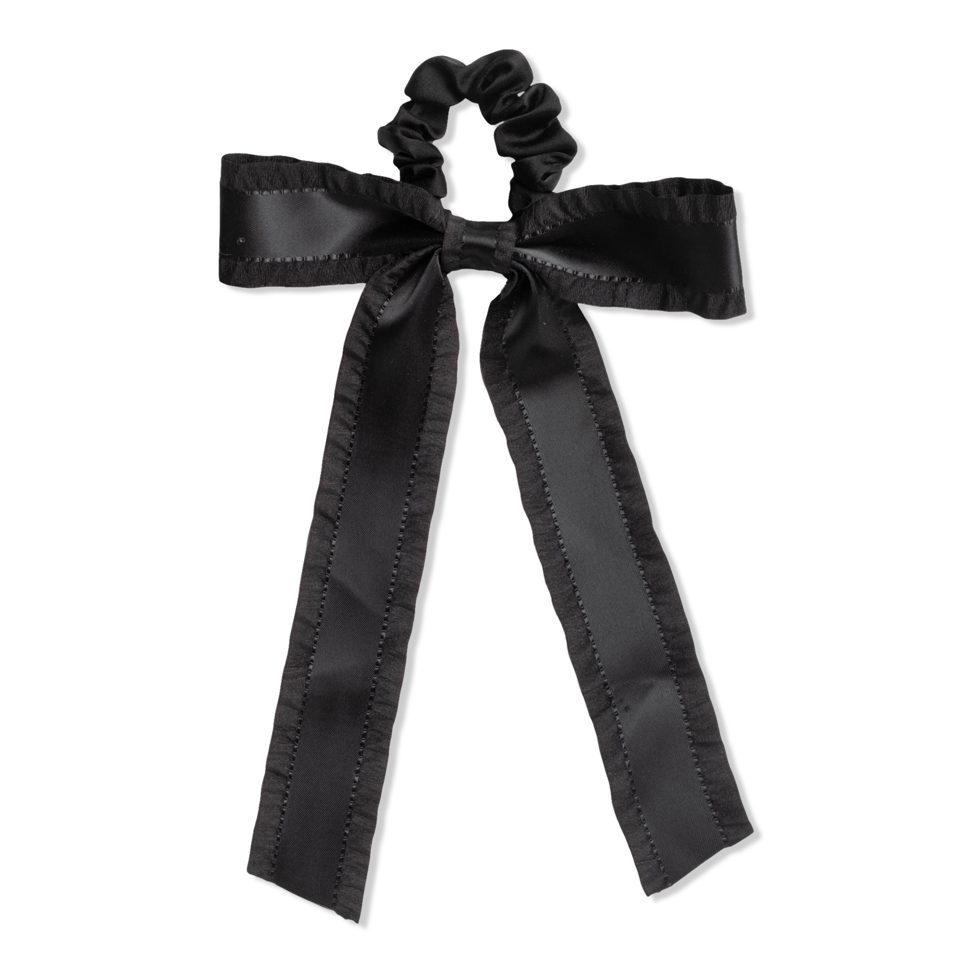 Wet Brush Iridescence Icon Ruffle Bow Scrunchie #1