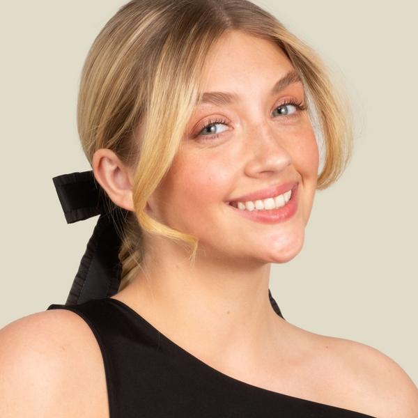 Wet Brush Iridescence Icon Ruffle Bow Scrunchie #4