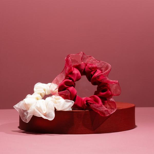 Wet Brush Iridescence Icon Organza Small Scrunchie 2ct #4