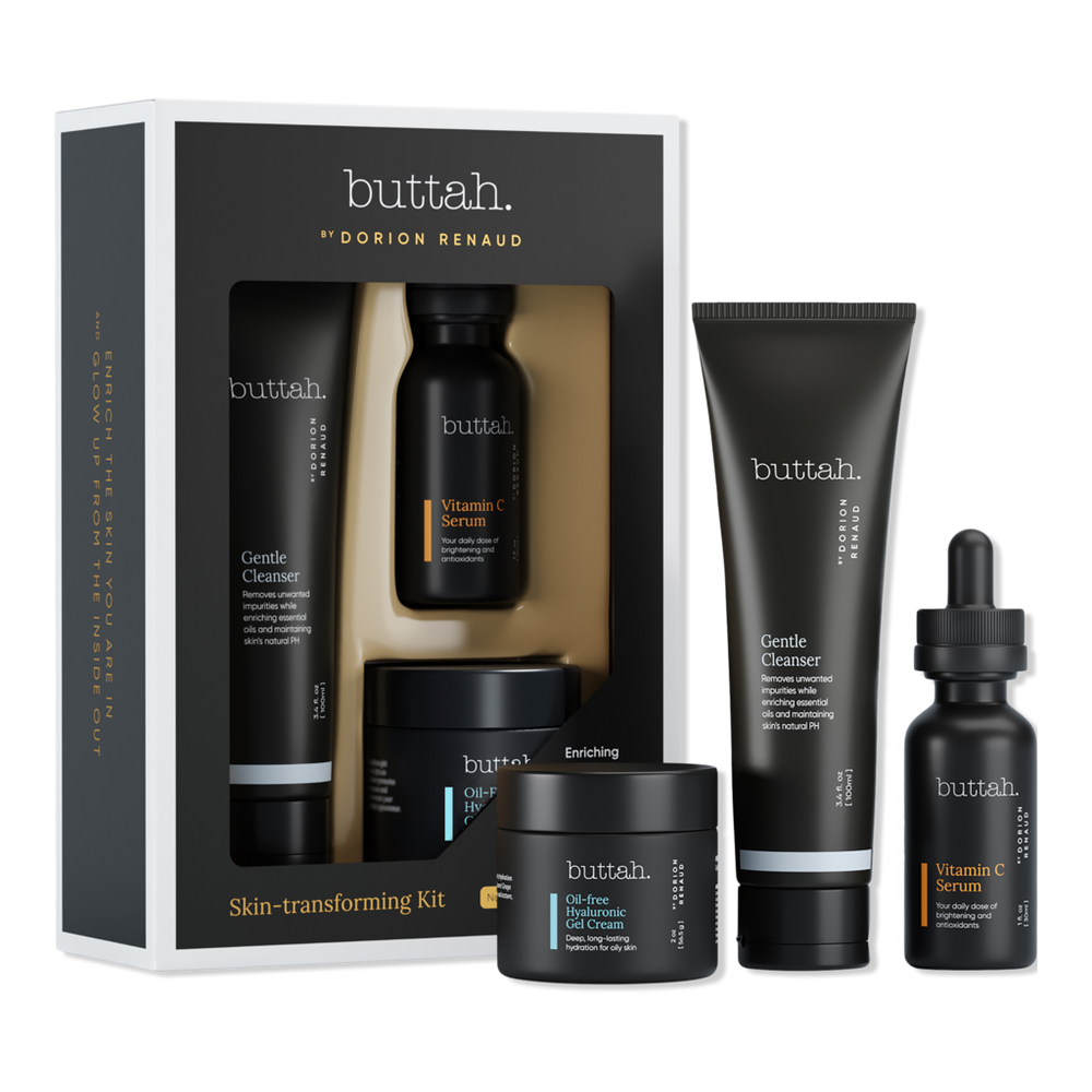 Buttah Skin 3 Piece Skin Transforming Set With Oil Free Hylaluronic Gel