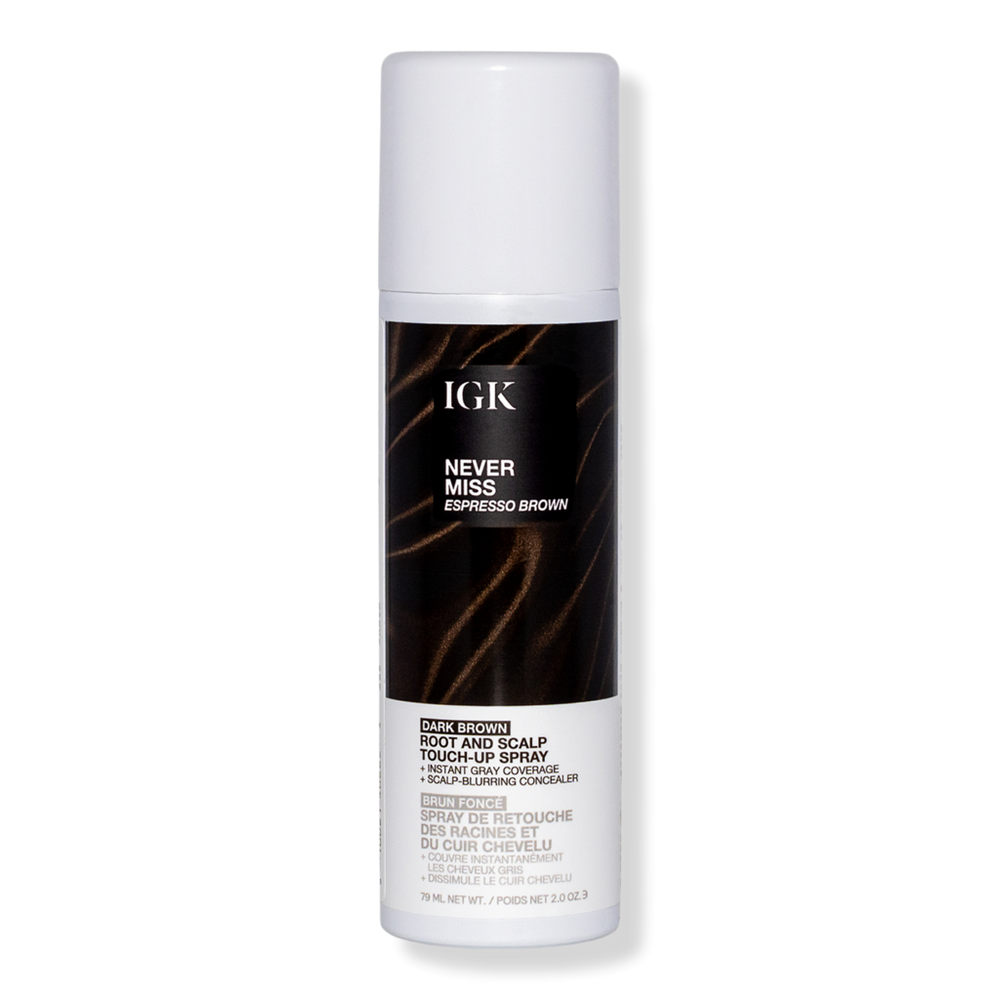 Igk Never Miss Root And Scalp Touch-up Spray - Espresso Brown